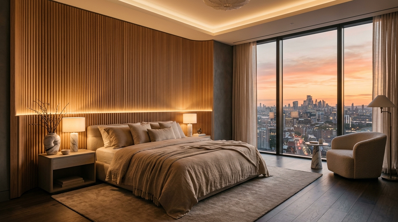 Curated Master Bedroom Interior